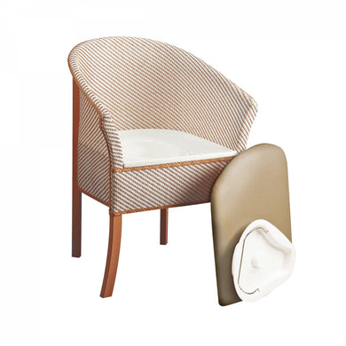 Derby Basketweave Commode Chair