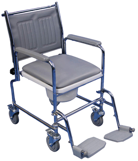 Lenham Height Adjustable Mobile Commode with VAT