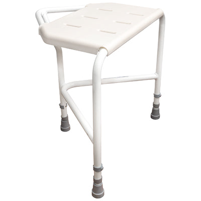 Pembury Height Adjustable Corner Shower Stool with VAT